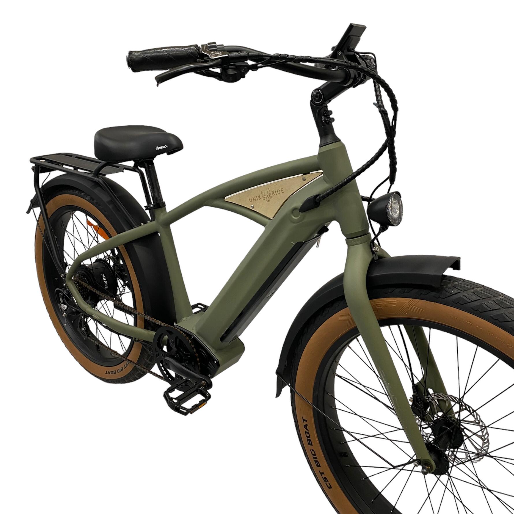 BEACH CRUISER – Elektrische fiets met gesloten frame, 250 W – Groen 4/6