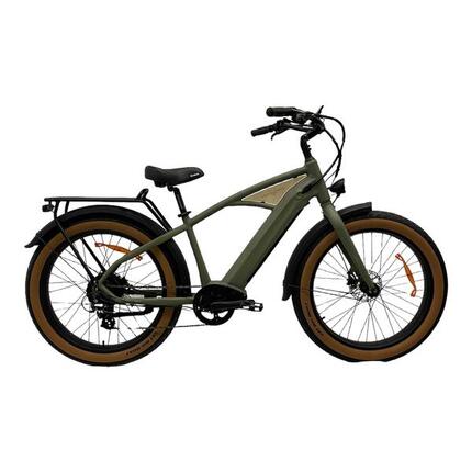 BEACH CRUISER VÉLO ÉLECTRIQUE CADRE FERMÉ 250W - NOIR