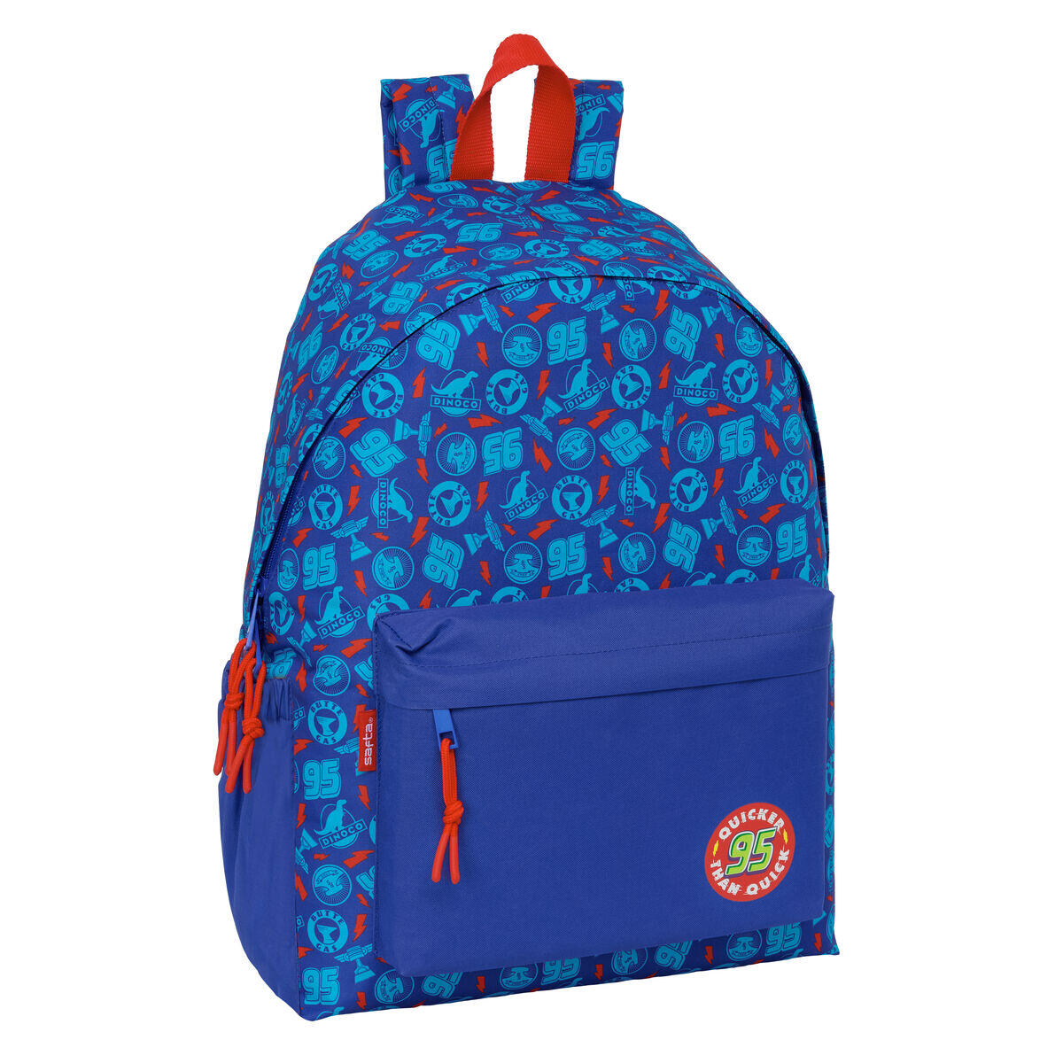 Mochila Escolar CARS Poliéster 300D 1/4