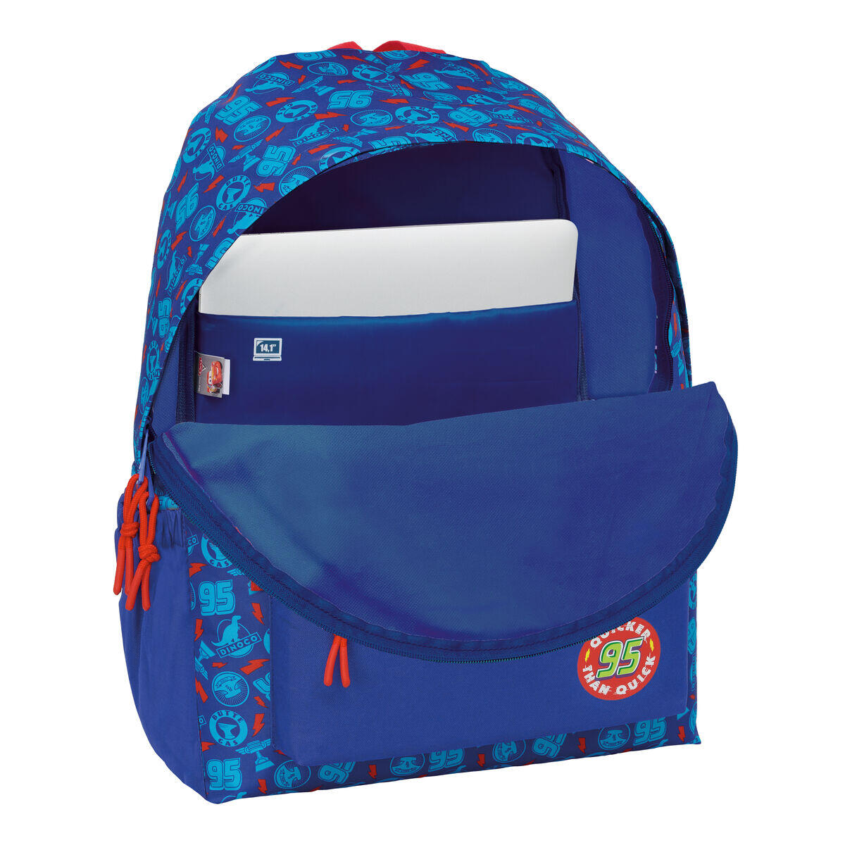 Mochila Escolar CARS Poliéster 300D 4/4