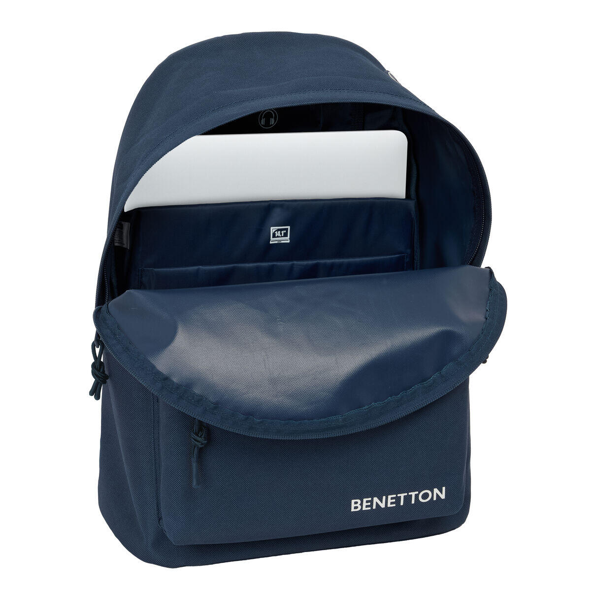 Zaino Scuola BENETTON benetton basics Poliestere 600D 2/4