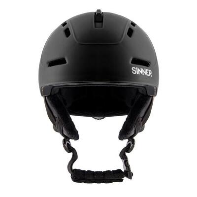 Sinner silverton skihelm - mat zwart