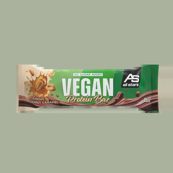 All Stars Vegan Protein Bar Crunchy Peanut Caramel 45g 3/7