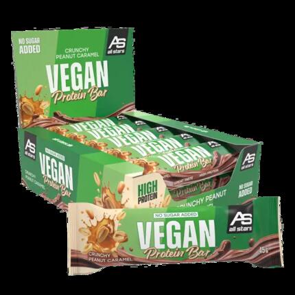 All Stars Vegan Protein Riegel Crunchy Peanut Caramel 45g