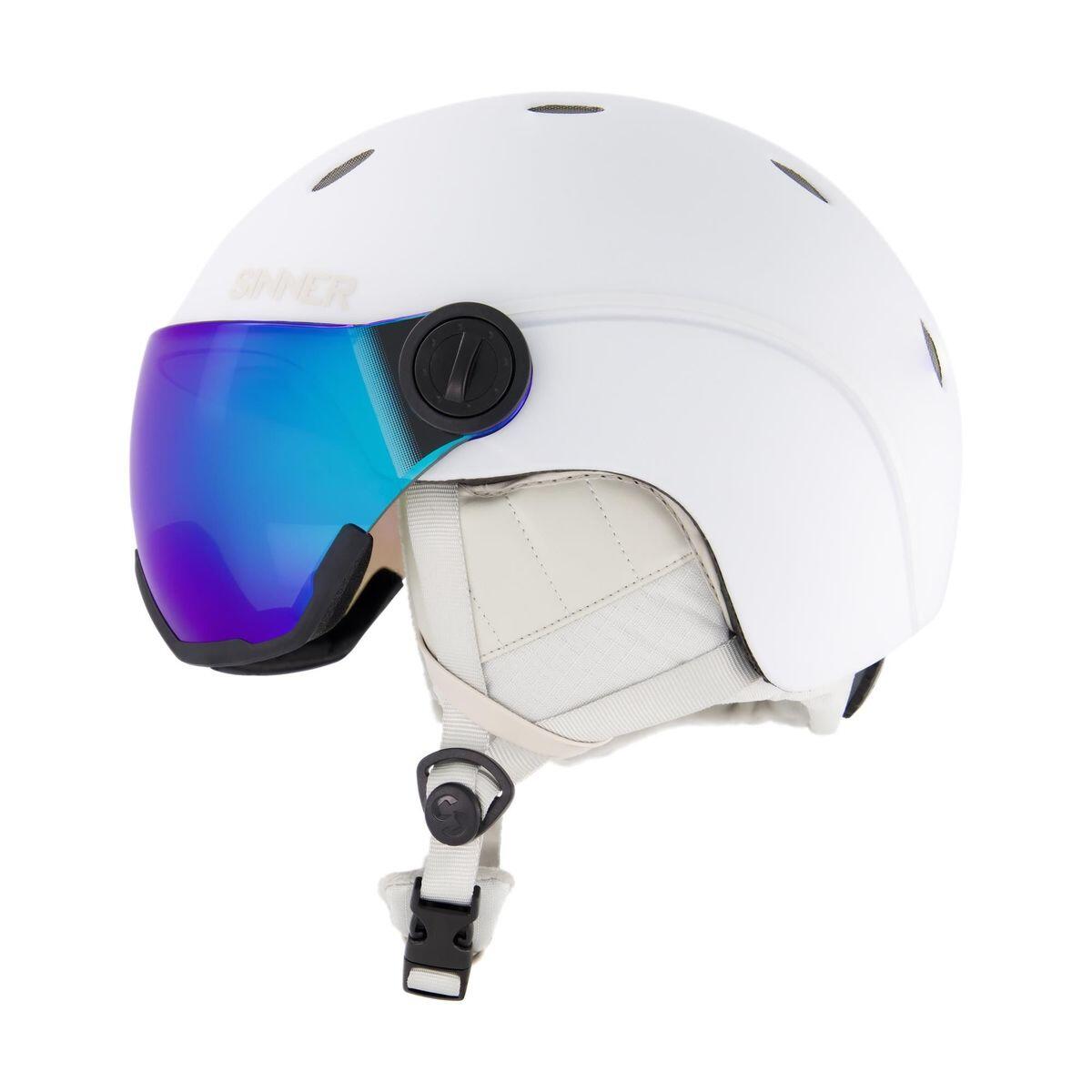 Sinner TITAN VISOR Skihelm - Mat Wit 2/4