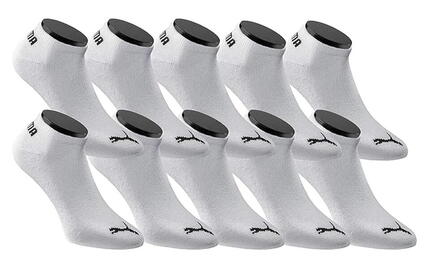 Puma Unisex 10 er-Pack Sneakersocken - 100003751
