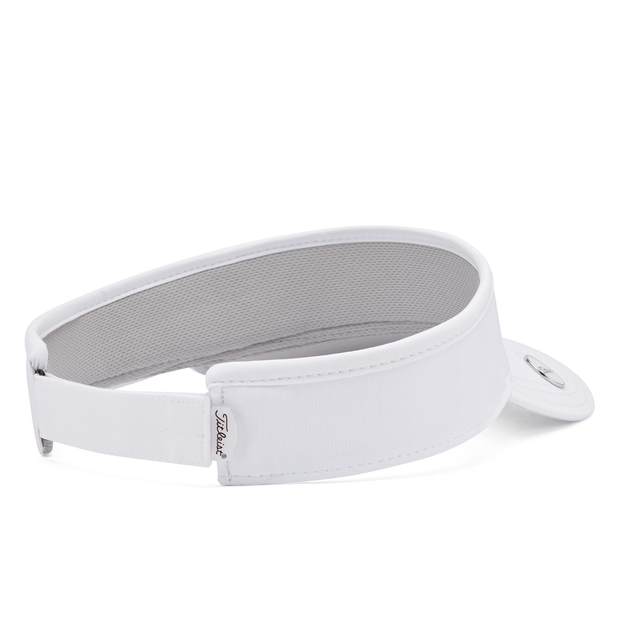 Marqueur de balle à visière de joueur blanc 4/4