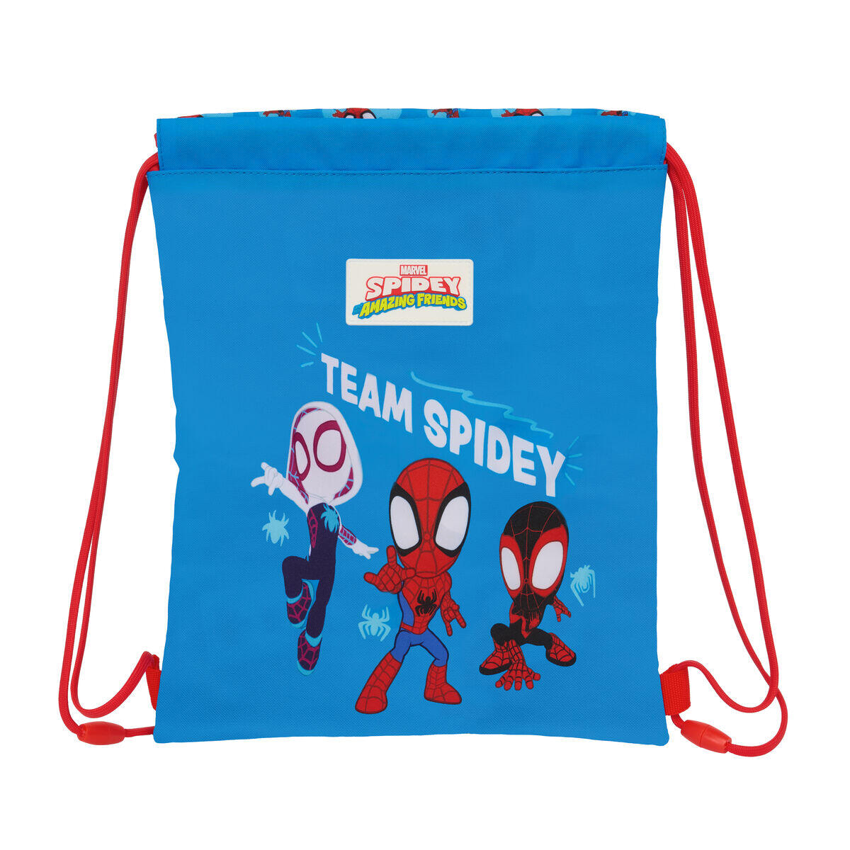 Sac à dos serré par des ficelles SPIDERMAN Bleu 1/5