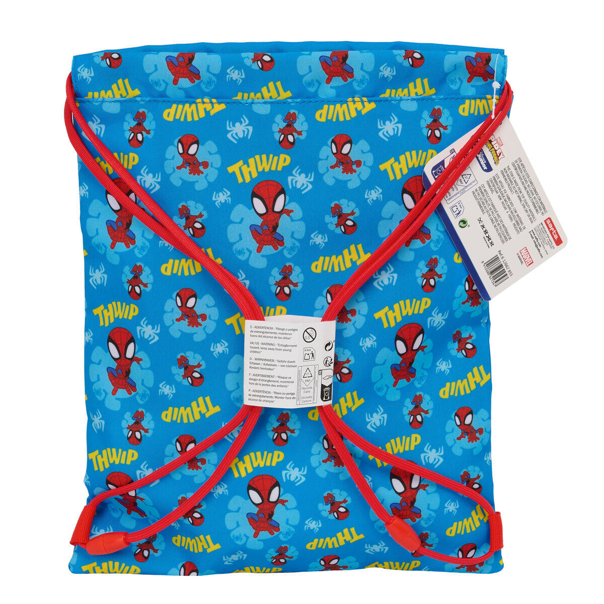 Sac à dos serré par des ficelles SPIDERMAN Bleu 4/5
