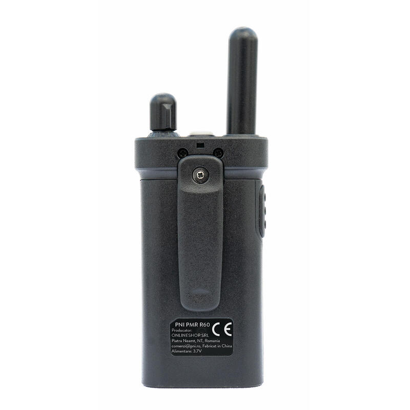 Statie radio portabila PMR R60 446MHz, 0.5W, 16 canale, acumulator 1200mAh