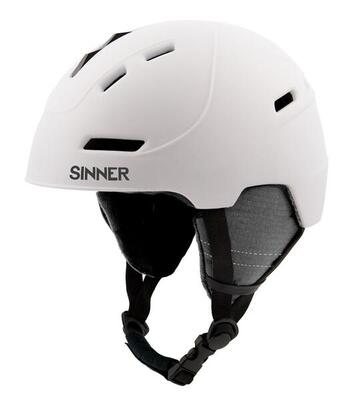 Sinner silverton skihelm - mat wit