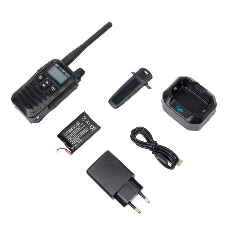 Statie radio portabila PMR R45 PRO 446MHz, 0.5W, 99 canale programabile