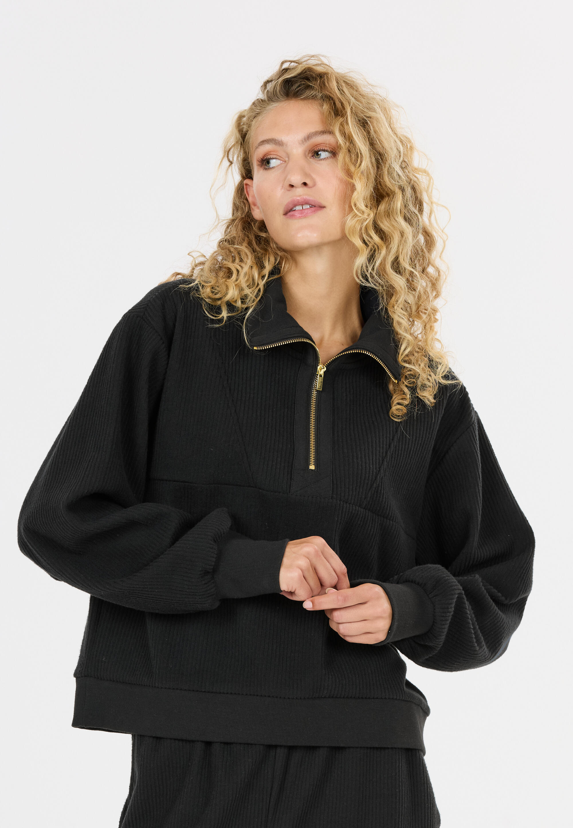 Maglione da donna con 1/2 di zip Athlecia Reiley 4/5