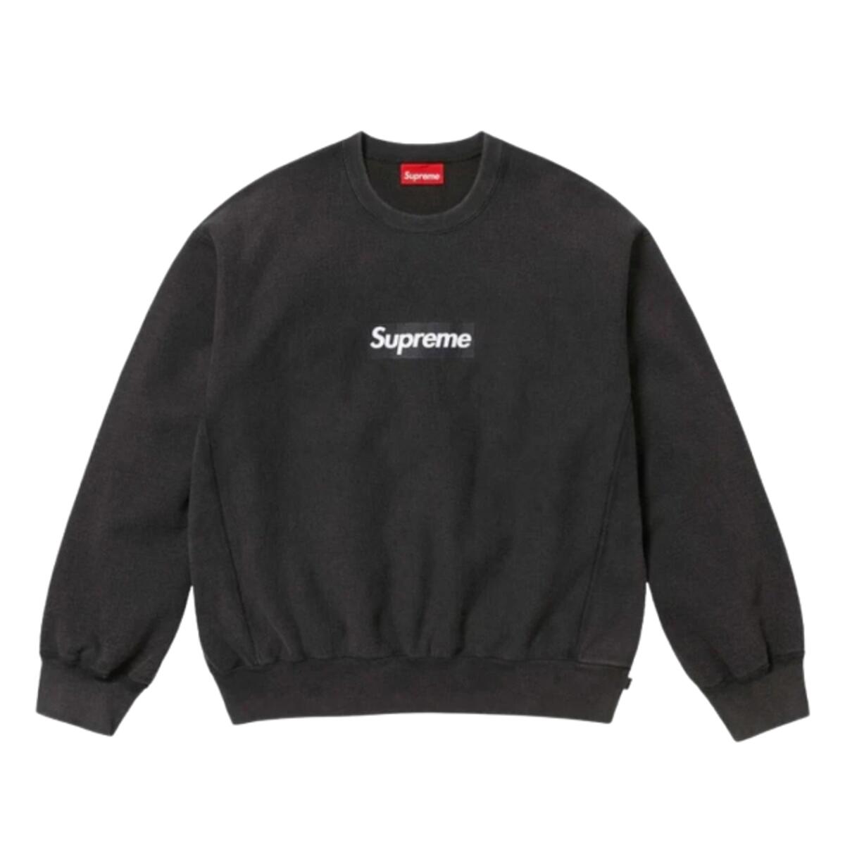 Sweat  Washed Box Logo Black