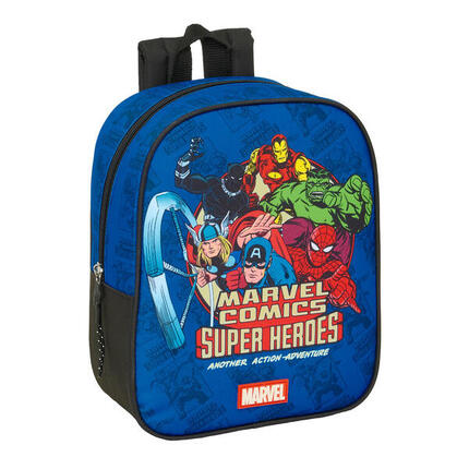 Mochila Escolar MARVEL Azul