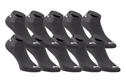 Puma Unisex 10 er-Pack Sneakersocken - 100003751