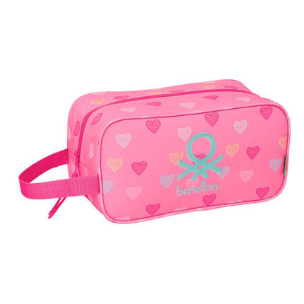 Range-Chaussures de Voyage BENETTON Heart Rose