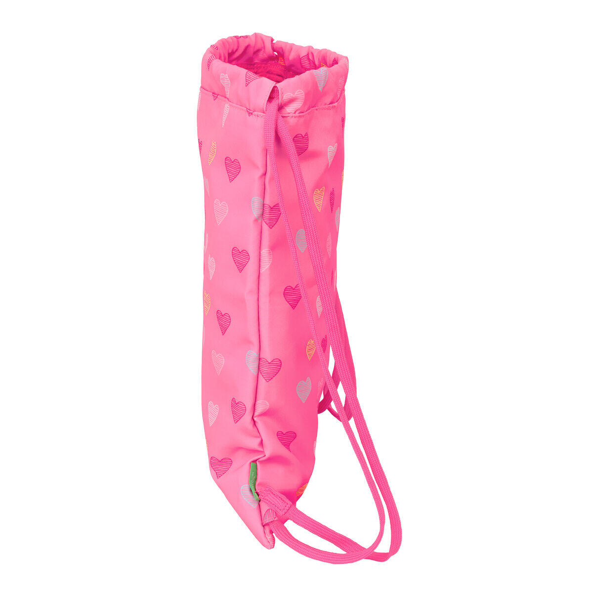 Sac à dos serré par des ficelles BENETTON Heart Rose 2/5