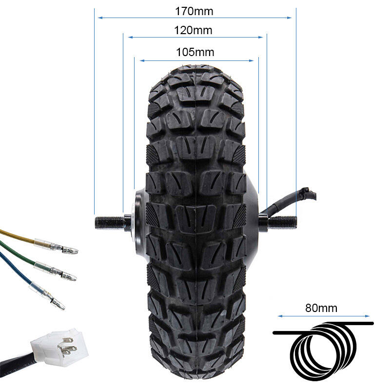 Motor 48V 800W 6,5/B50 para SmartGyro/Urbanglide (trasero) 2/4