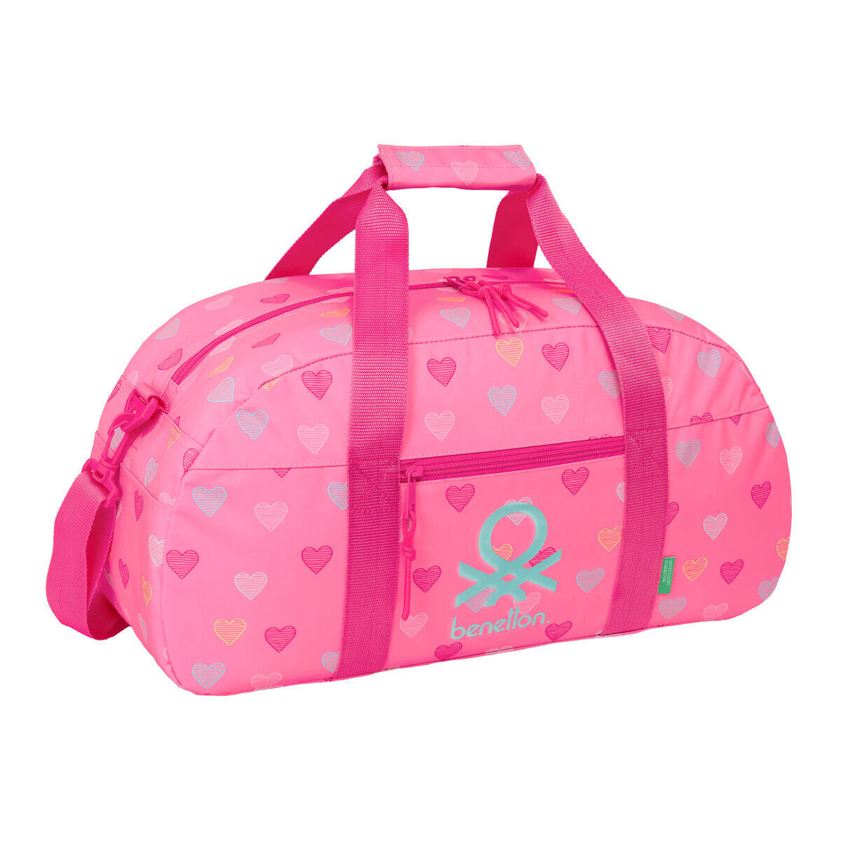 Sac de sport BENETTON Heart Rose 1/3