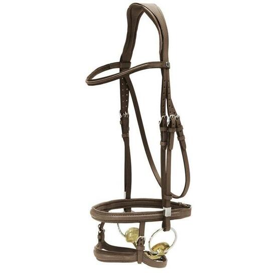 Bridons équitation pour cheval Stübben muserolle tandem Pro-Jump Slide&Lock
