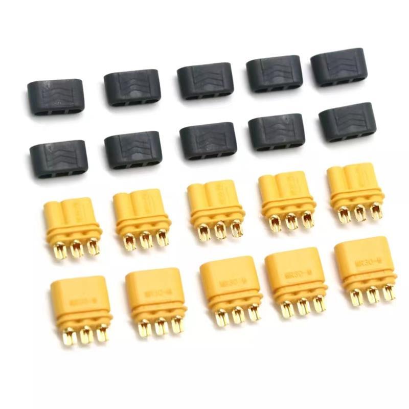 Conector MR30 Amass con protector - 5M/5F 2/5