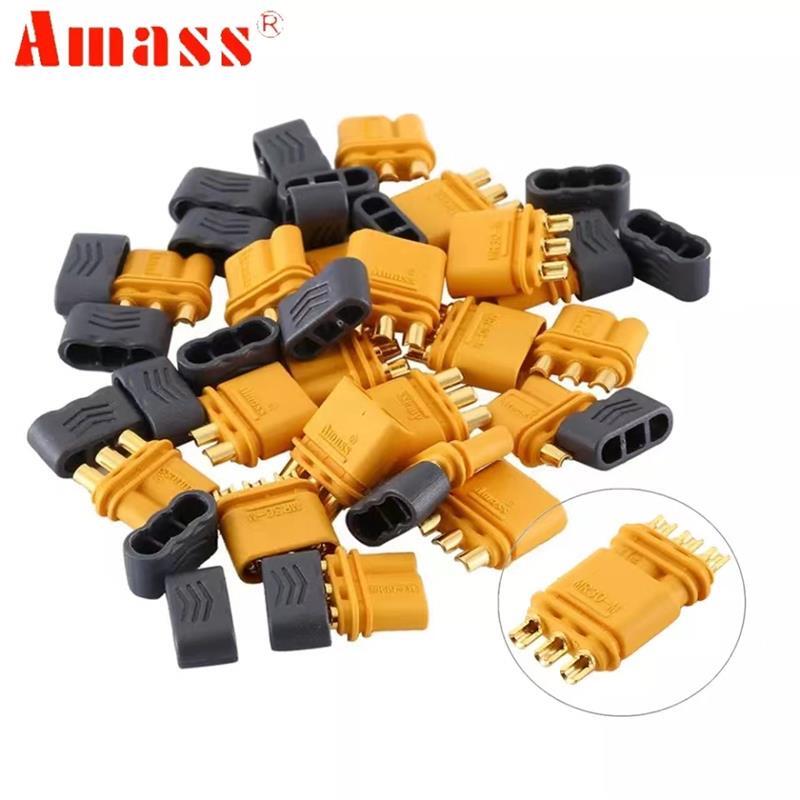 Conector MR30 Amass con protector - 5M/5F 4/5