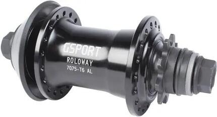BMX Piasty GSport Roloway Cassette BMX Tył Piasta - Czarny