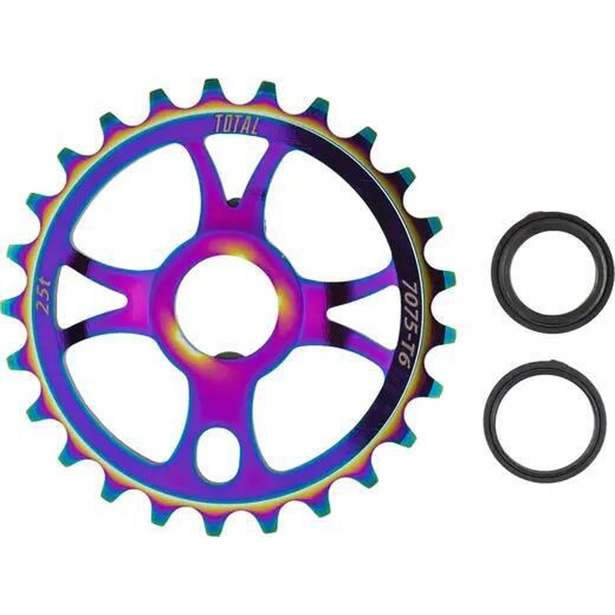 BMX Zębatki Total BMX Rotary Zębatka BMX - Rainbow - 25T