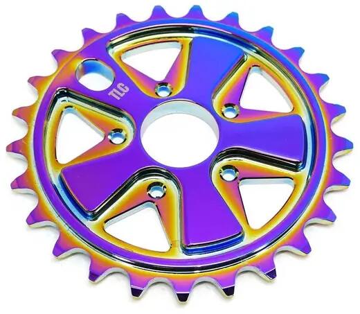 BMX Zębatki TLC Vintage 5-Spoke Zębatka BMX - Rainbow - 25T
