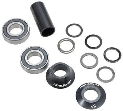 Demolition mid bmx bottom bracket - 19mm - flat black