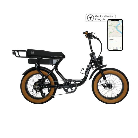 FATSTREET C – Elektrische tweepersoons cargofiets met lage instap – Zwart