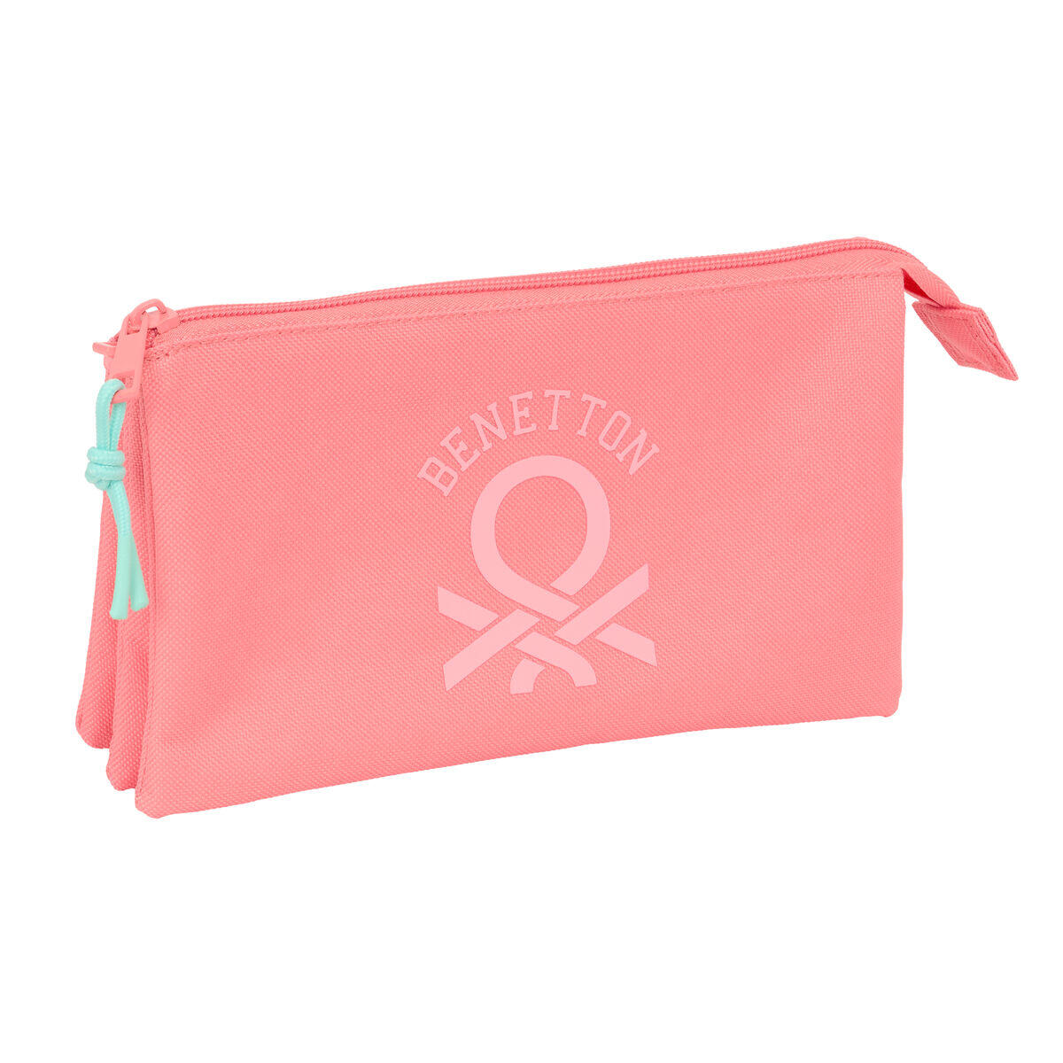 Fourre-tout BENETTON Coral Corail 1/3