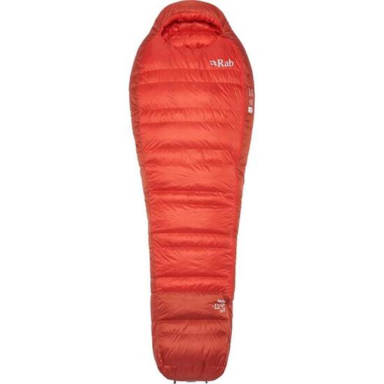 Daunenschlafsack Alpine -12C/10F dark horizon-tuscan red
