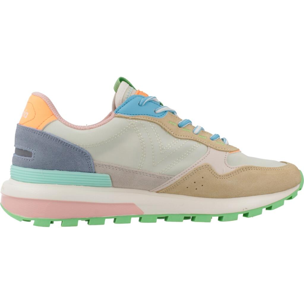 Zapatillas Mujer Victoria Luna Nylon & Serraje Beige 4/6