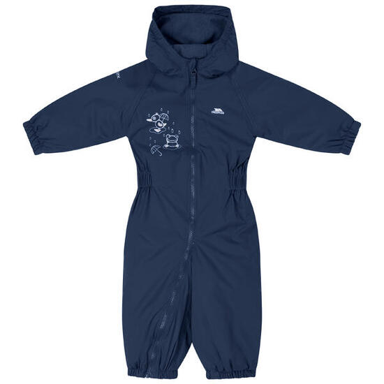 Trespass Dripdrop - Combinaison de Pluie Bébé Bleu Marine