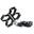 Stay Strong Axis Mini Pedale Black Pedale BMX - Negru