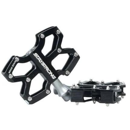BMX Pedały Stay Strong Axis Mini Pedale Black Pedały Do Bmx - Czarny