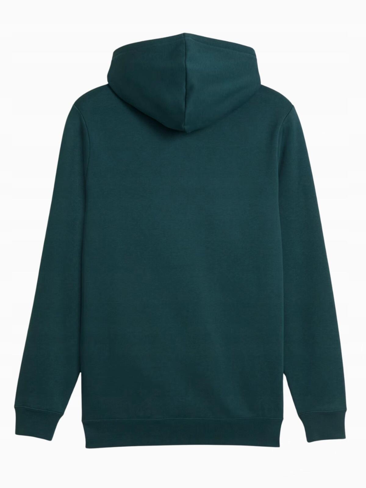Bluza Męska Puma Z Kapturem Na Zamek Zielona Sportowa Ciepła 3/5
