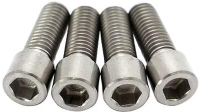 Tlc primo titanium bmx crank arm pinch bouten - natural