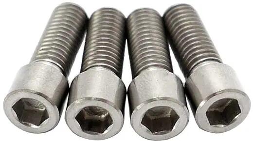 TLC Primo Titanium BMX Crank Arm Pinch Bouten - Natural