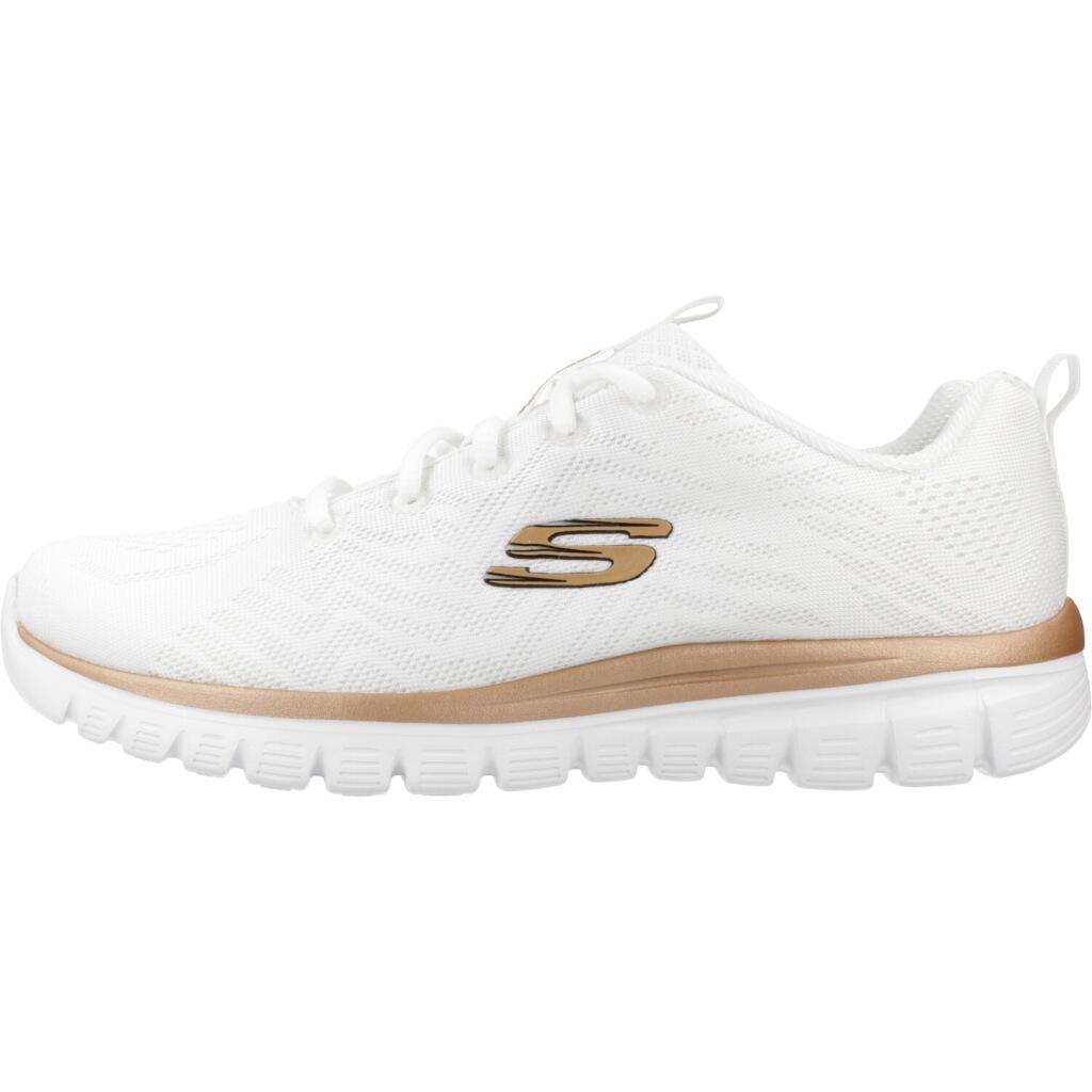 Chaussures d'entraînement Femmes Skechers Graceful-Get Connected blanc 2/5