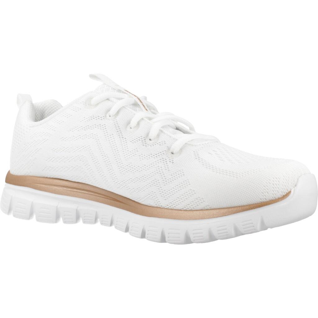 Chaussures d'entraînement Femmes Skechers Graceful-Get Connected blanc 5/5