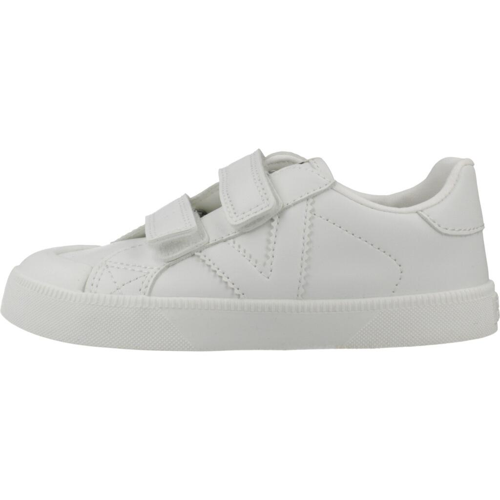 BAREFOOT Baskets Enfants Victoria OLIVER EFECTO PIEL Blan 2/5