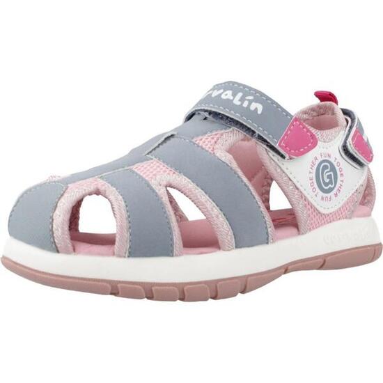 Sandalias Cangrejeras Niños Garvalin 242815C Azules Doble Cierre Adherente