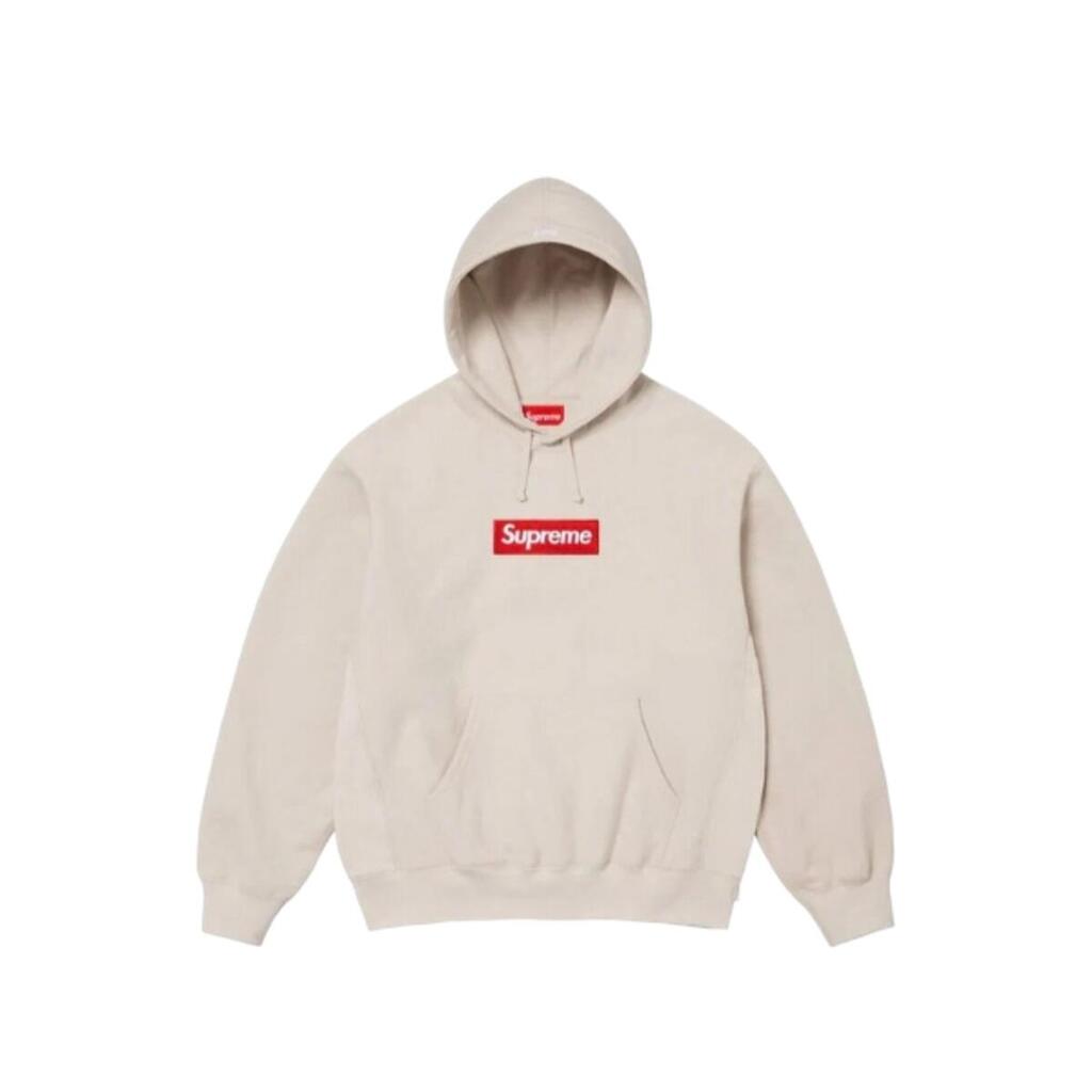 Hoodie  Box Logo FW24 Stone