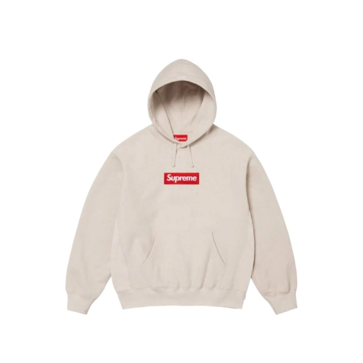 Hoodie  Box Logo FW24 Stone