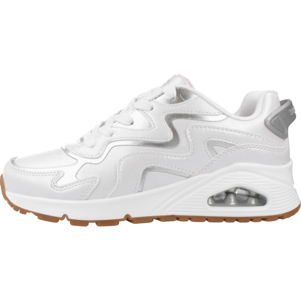 Calçado Skechers Uno Gen1-wavy Shimmer, Branco, Crianças 2/5