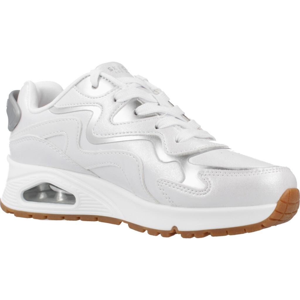 Calçado Skechers Uno Gen1-wavy Shimmer, Branco, Crianças 5/5