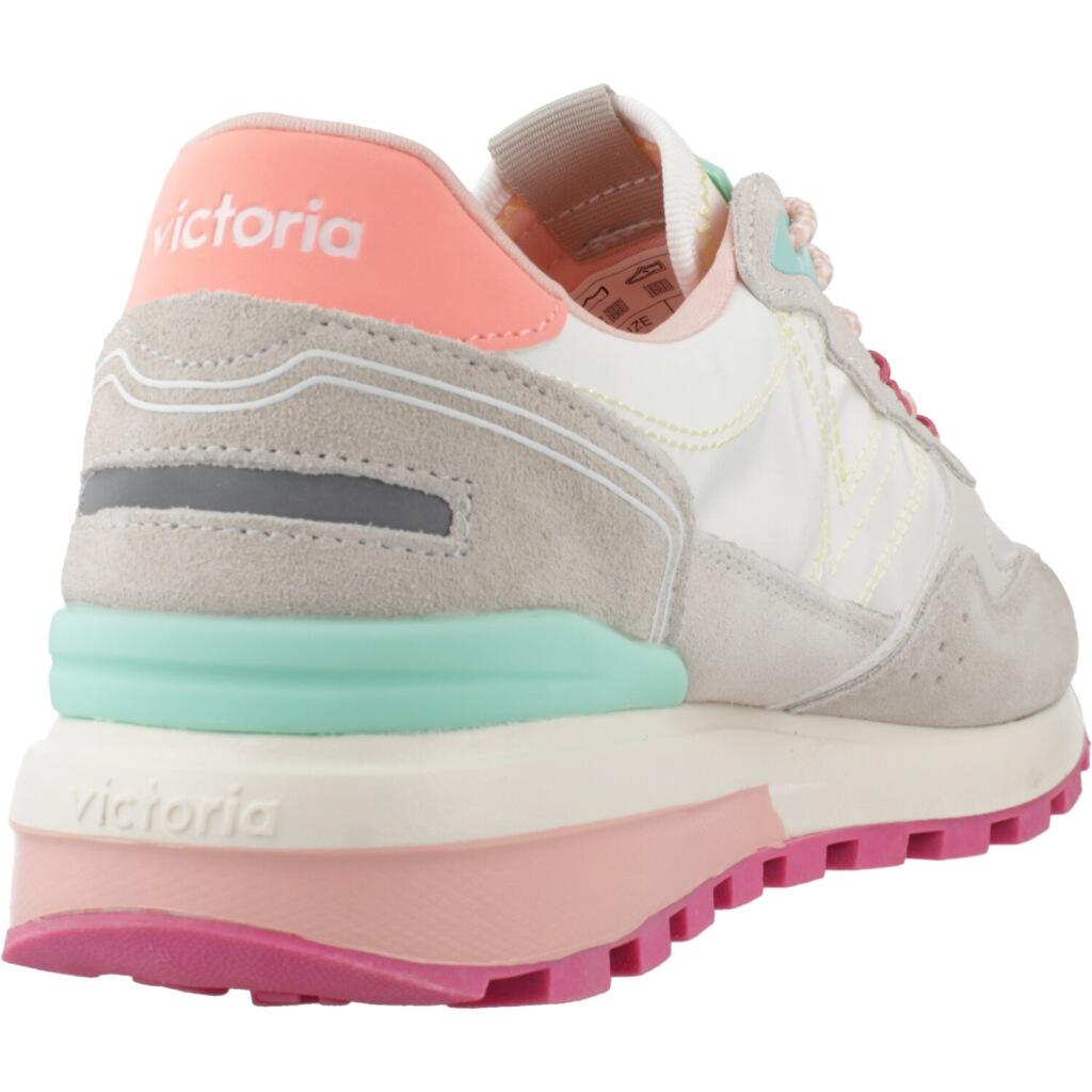Zapatillas Deportivas Mujer Victoria LUNA NYLON & SERRAJE MULTICOLOR Blanc 3/5